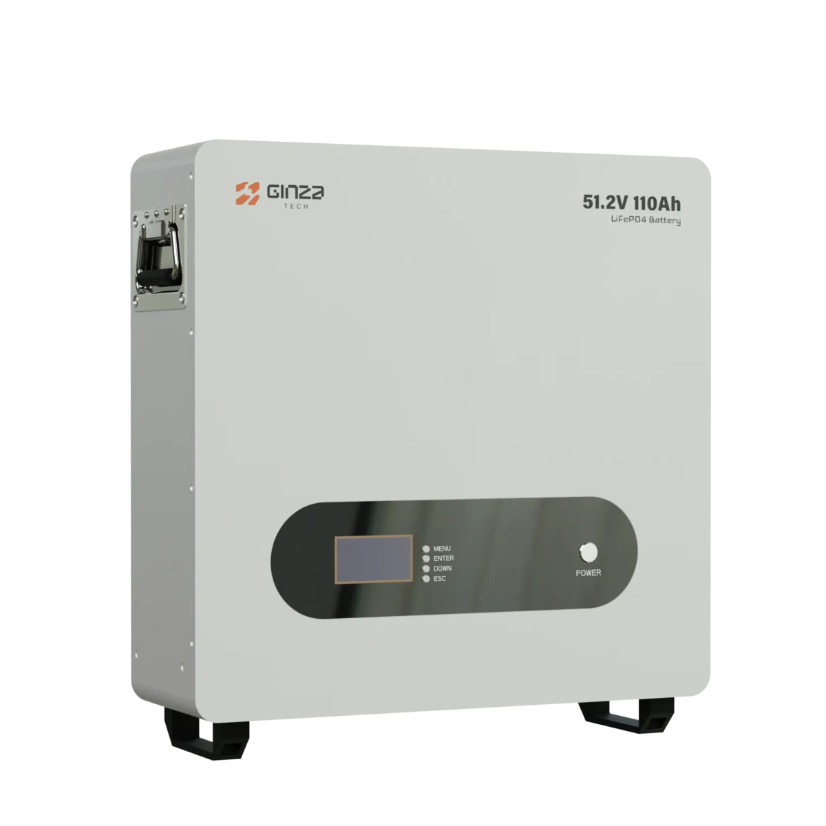 Ginza 51.2V 110Ah LiFePO4 Battery - Angle View