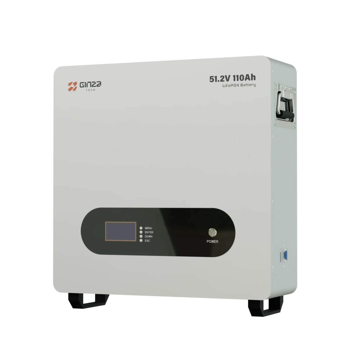 Ginza 51.2V 110Ah LiFePO4 Battery - Front View