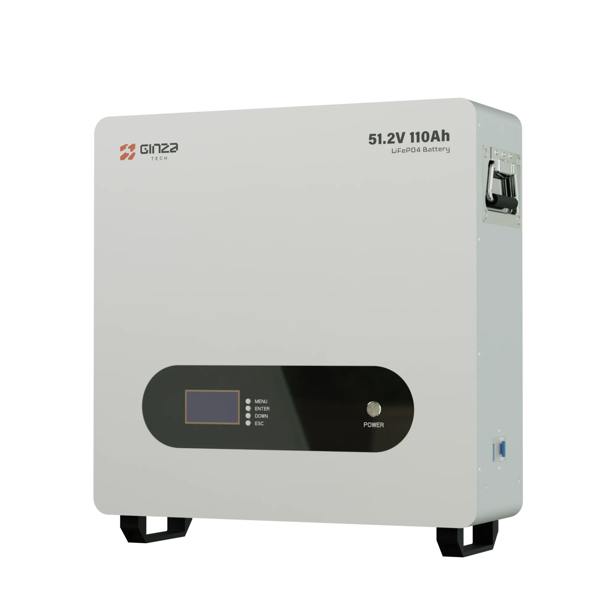 Ginza 51.2V 110Ah LiFePO4 Battery - Front View